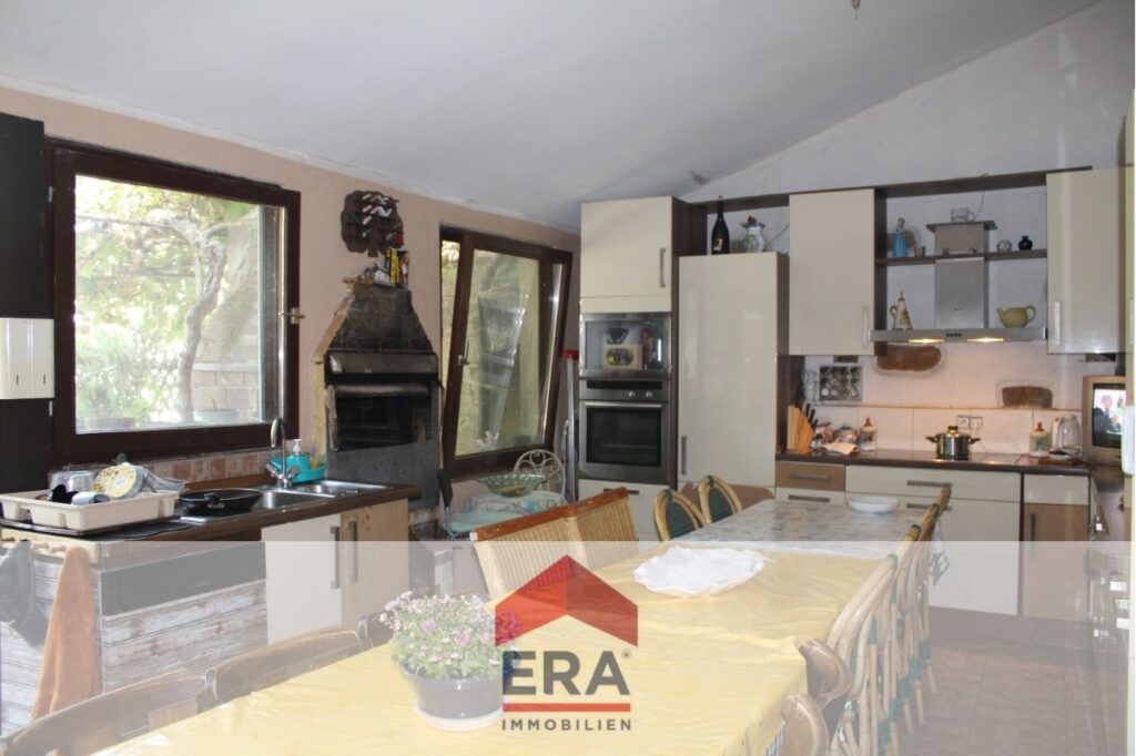 Küche im Gartenbereich