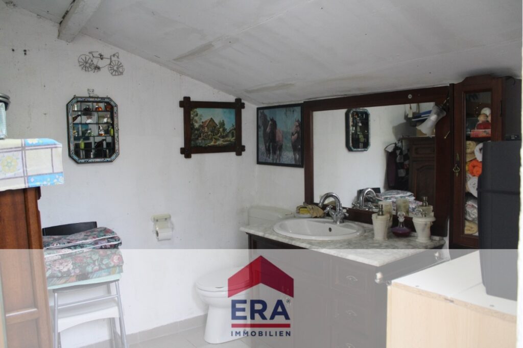 Badezimmer im Gartenbereich