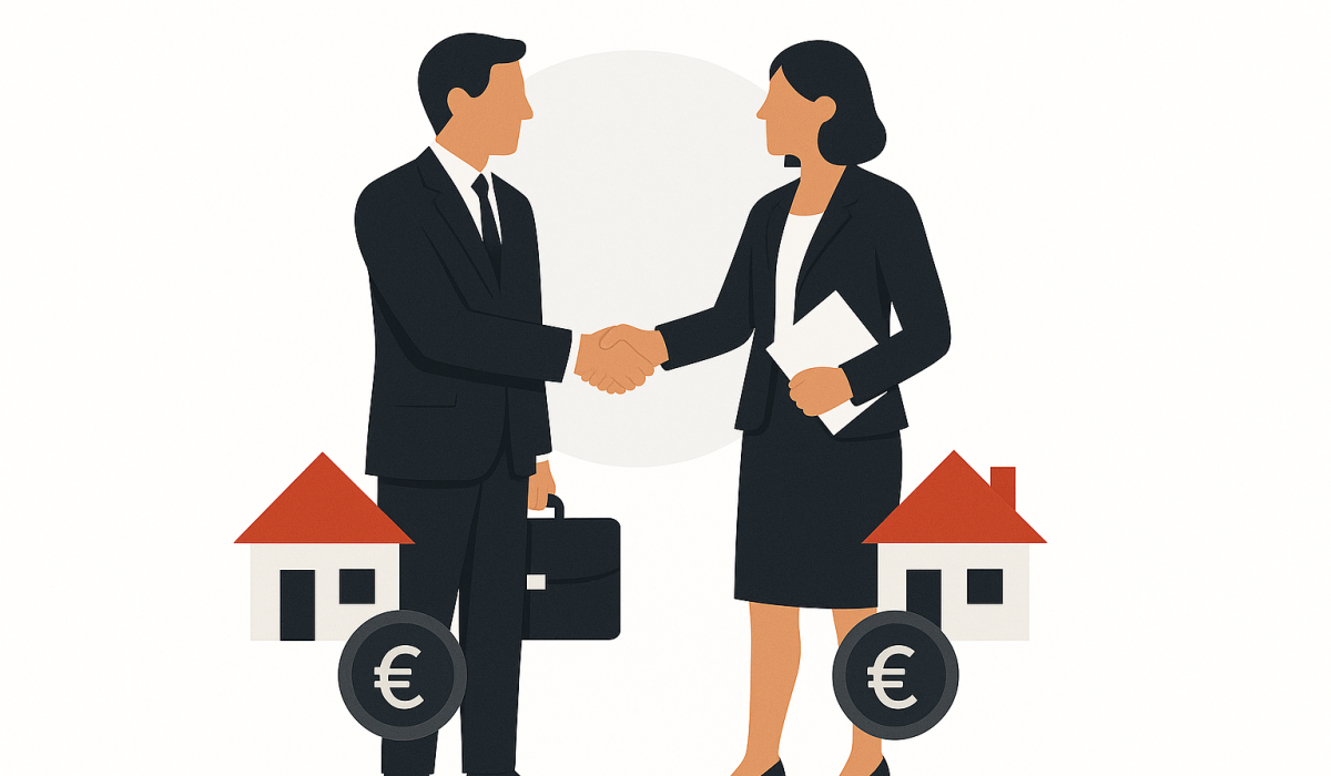 Provisionsteilung Immobilienkauf und Verkauf